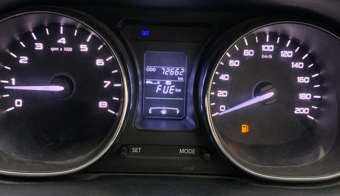 2018 Tata TIGOR XZ PLUS PETROL, Petrol, Manual, 72,637 km, Odometer Image