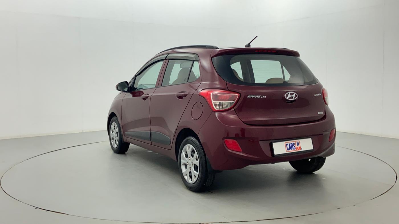 2016 Hyundai Grand i10 SPORTS 1.2 VTVT, Petrol, Manual, 33,549 km, Left Back Diagonal (45- Degree) View
