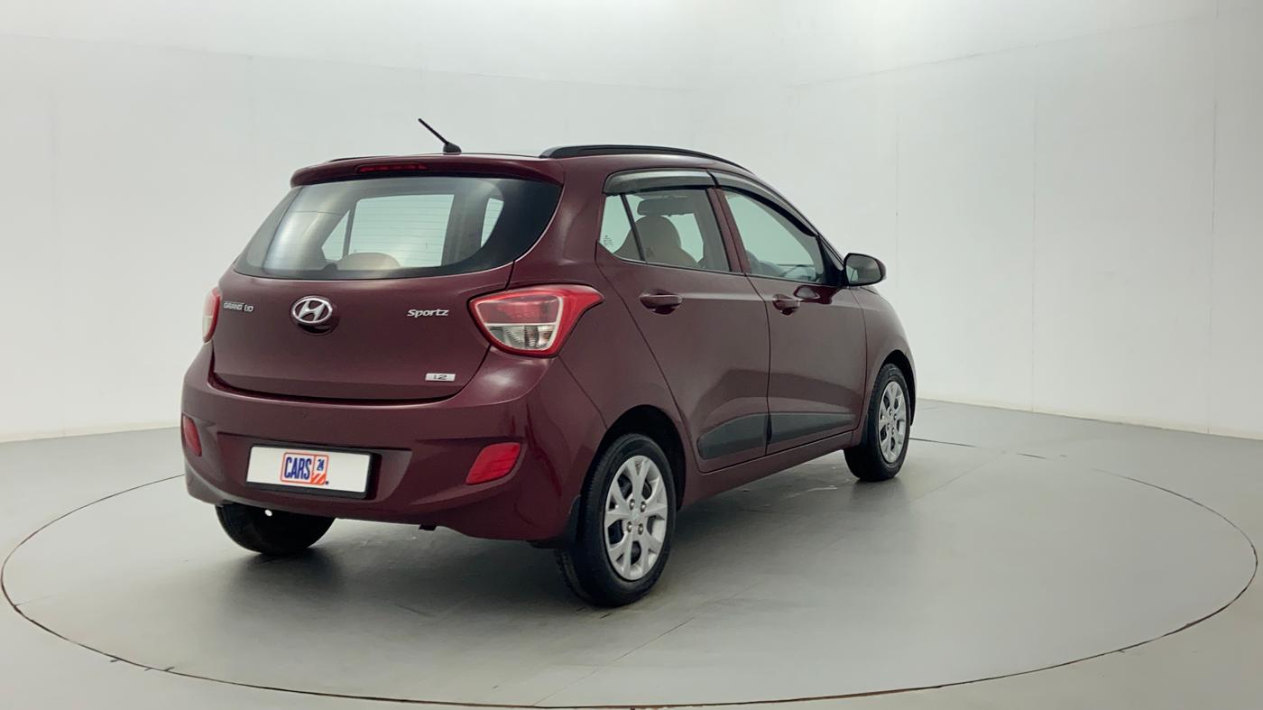 2016 Hyundai Grand i10 SPORTS 1.2 VTVT, Petrol, Manual, 33,549 km, Right Back Diagonal (45- Degree) View