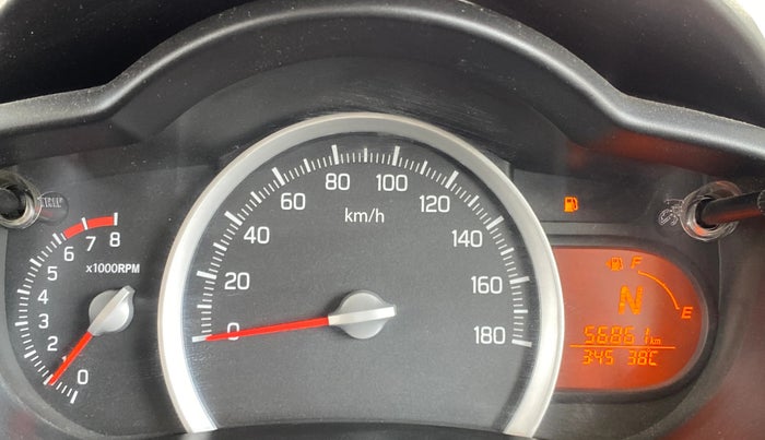 2016 Maruti Celerio VXI AMT (O), Petrol, Automatic, 56,830 km, Odometer Image