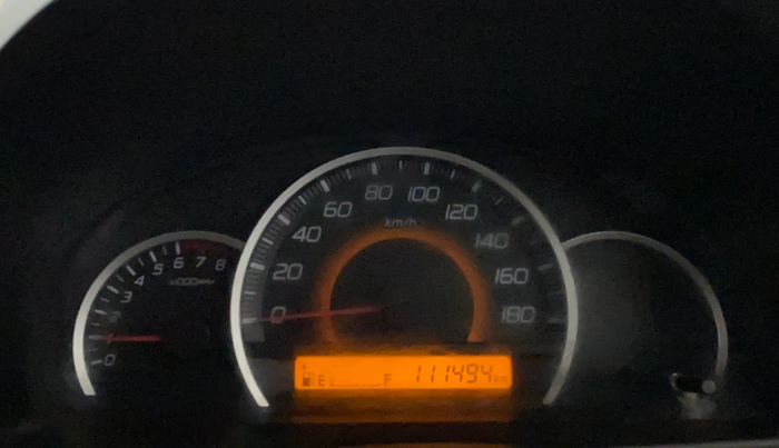 2015 Maruti Wagon R 1.0 VXI, Petrol, Manual, 1,11,487 km, Odometer Image