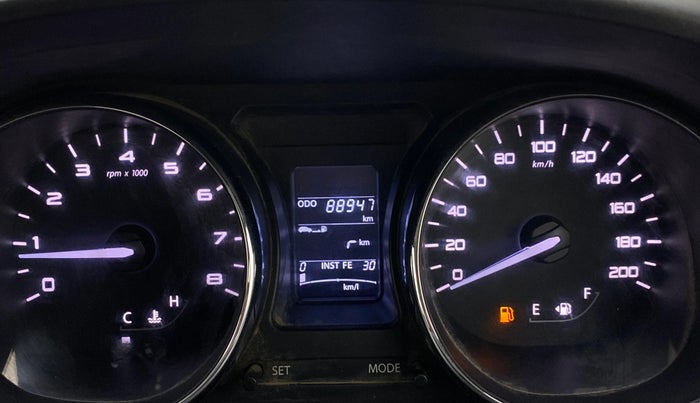 2018 Tata TIAGO NRG PETROL, CNG, Manual, 88,842 km, Odometer Image