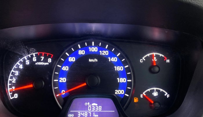 2015 Hyundai Xcent S (O) 1.2, Petrol, Manual, 34,871 km, Odometer Image