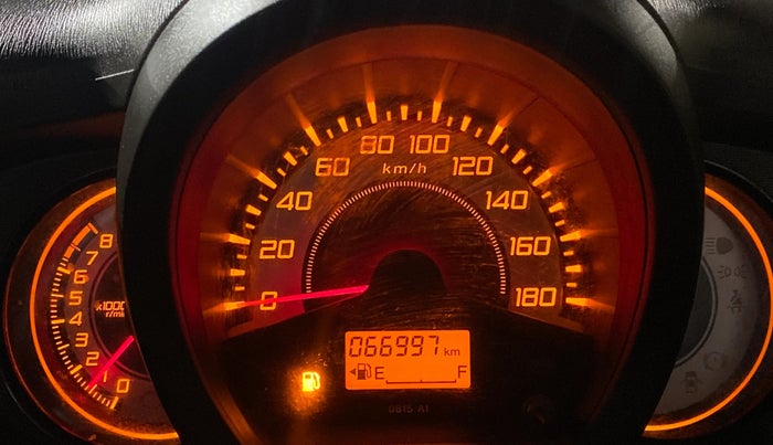 2013 Honda Brio EX MT, Petrol, Manual, 66,966 km, Odometer Image