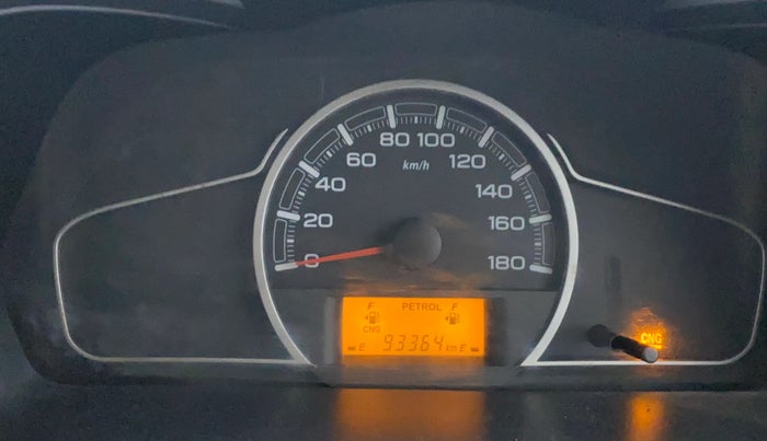 2021 Maruti Alto LXI OPT CNG, CNG, Manual, 93,349 km, Odometer Image