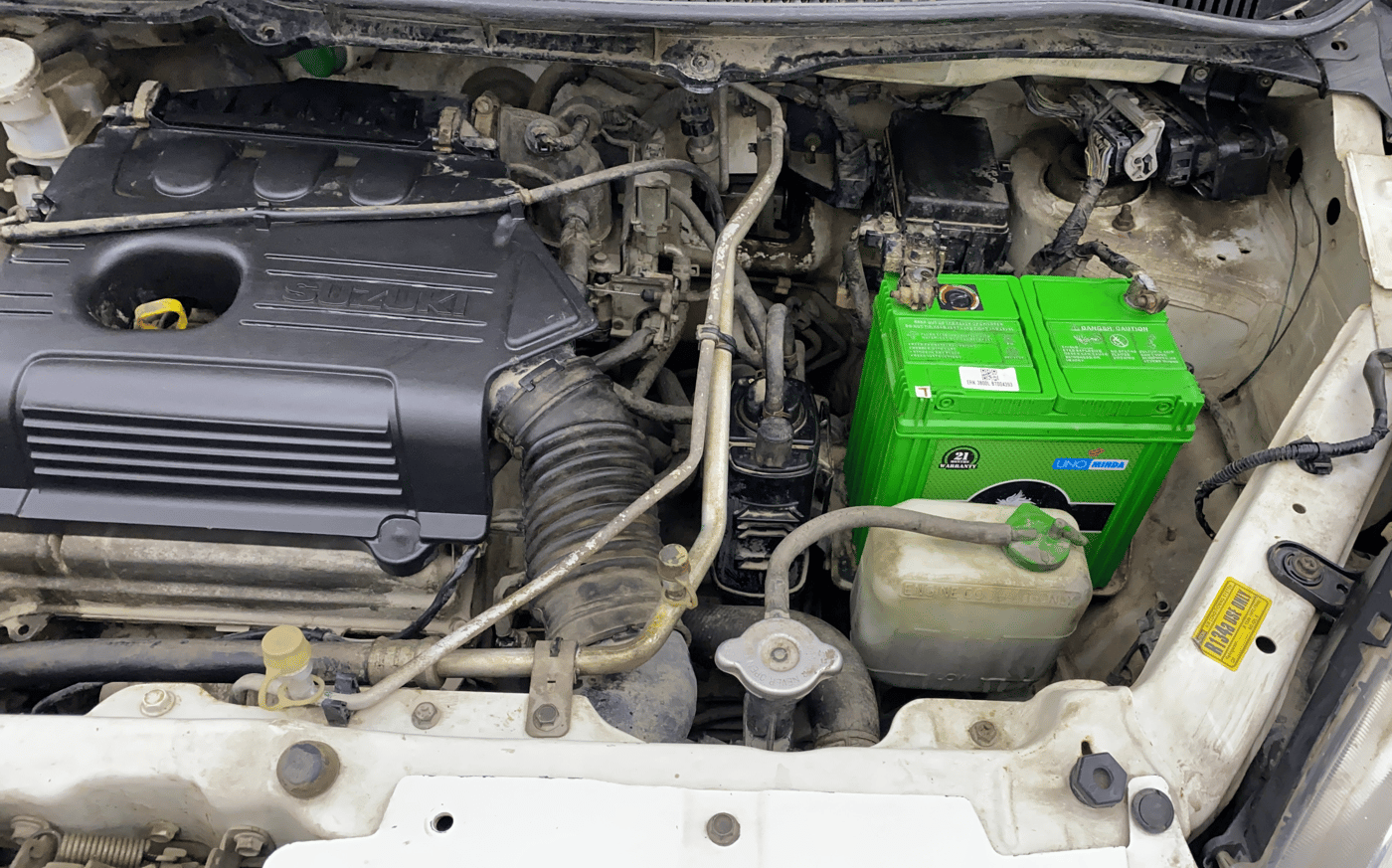 2015 Maruti Wagon R 1.0 LXI, Petrol, Manual, 50,621 km, Engine View - Left
