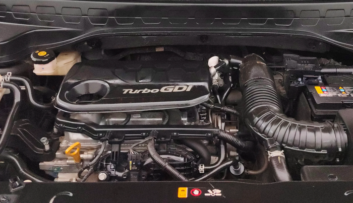 2024 KIA SONET HTX 1.0 TURBO PETROL IMT, Petrol, Manual, 14,621 km, Engine View