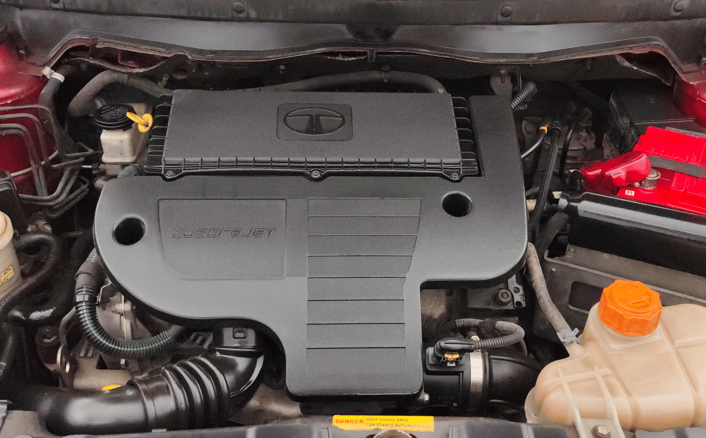 2013 Tata Indica Vista ZX QUADRAJET, Diesel, Manual, 81,604 km, Engine View