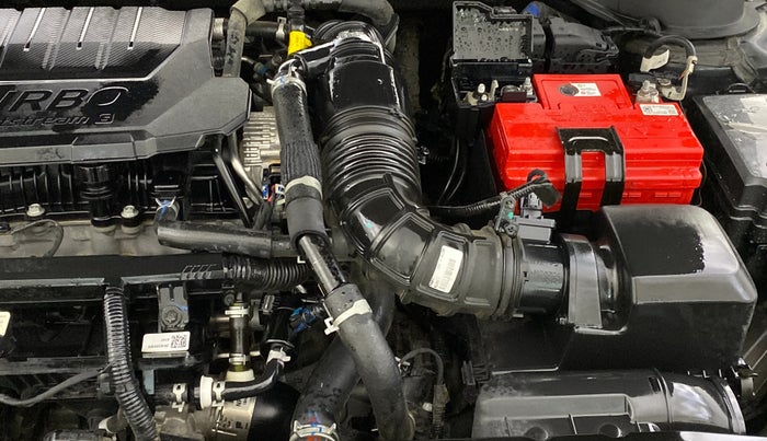 2023 Hyundai Verna SX (O) 1.5 TURBO PETROL DCT, Petrol, Automatic, 26,541 km, Engine View - Left