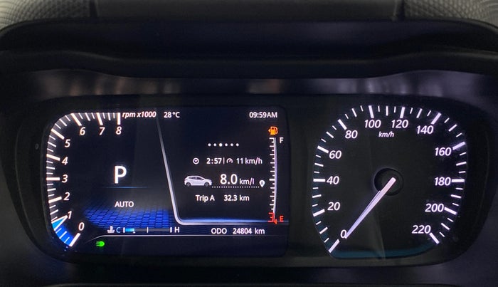 2022 Tata ALTROZ XZA PLUS DARK EDTION, Petrol, Automatic, 24,803 km, Odometer Image