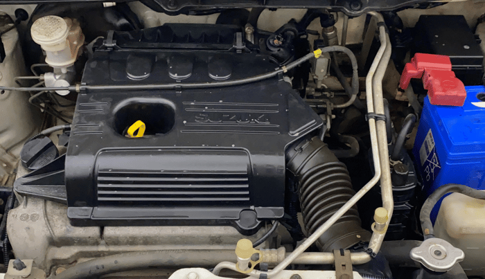 2017 Maruti Wagon R 1.0 VXI, Petrol, Manual, 62,969 km, Engine View