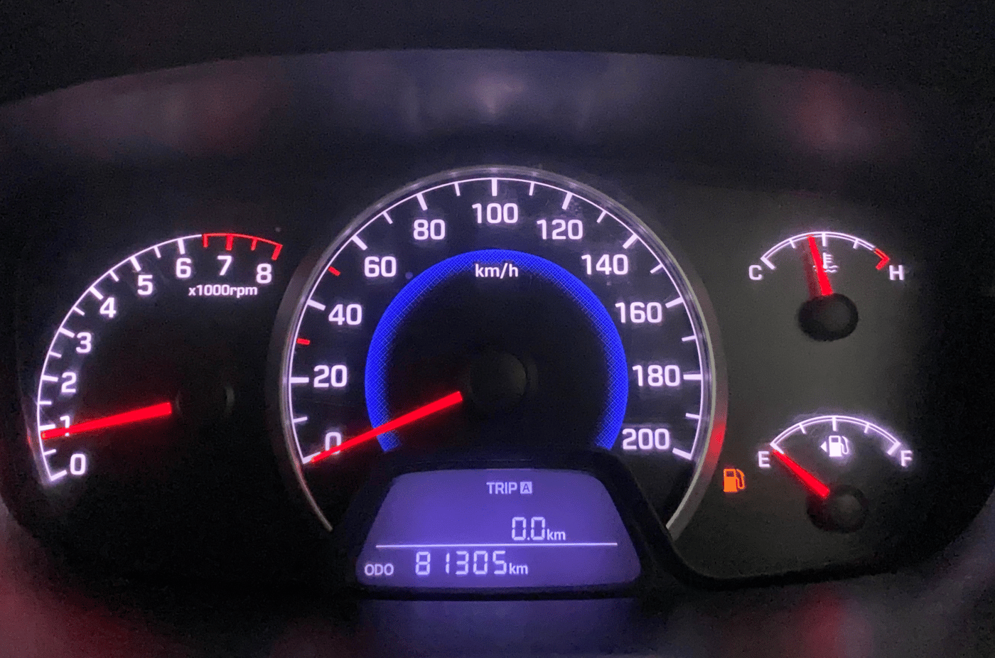 2015 Hyundai Grand i10 SPORTZ 1.2 KAPPA VTVT, Petrol, Manual, 81,282 km, Odometer Image