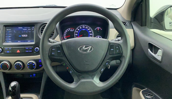 2017 Hyundai Grand i10 SPORTZ AT 1.2 KAPPA VTVT, Petrol, Automatic, 55,891 km, Steering Wheel Close Up