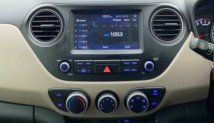 2017 Hyundai Grand i10 SPORTZ AT 1.2 KAPPA VTVT, Petrol, Automatic, 55,891 km, Air Conditioner