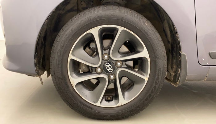 2017 Hyundai Grand i10 SPORTZ AT 1.2 KAPPA VTVT, Petrol, Automatic, 55,891 km, Left Front Wheel