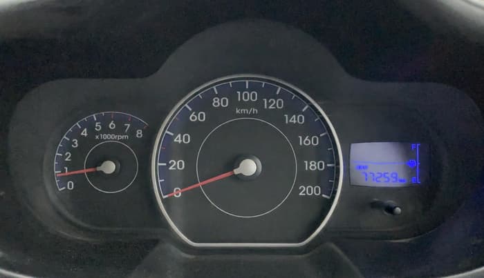 2014 Hyundai i10 MAGNA 1.1, CNG, Manual, 77,250 km, Odometer Image