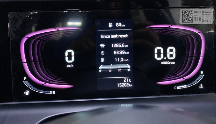 2023 KIA SELTOS  HTK 1.5 PETROL MT, Petrol, Manual, 15,174 km, Odometer Image