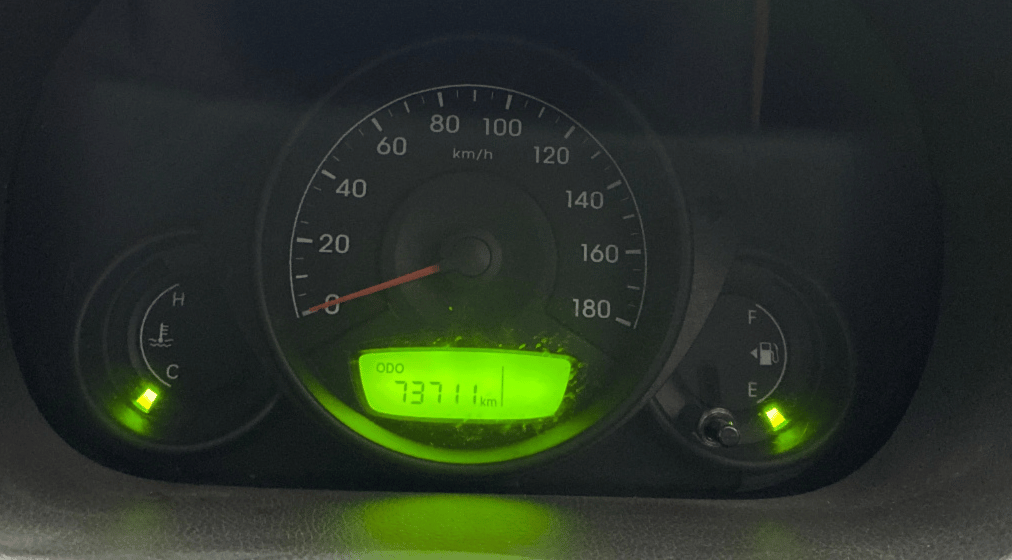 2018 Hyundai Eon ERA +, Petrol, Manual, 73,711 km, Odometer Image