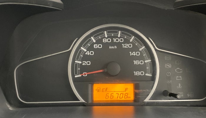 2015 Maruti Alto K10 LXI, Petrol, Manual, 66,666 km, Odometer Image
