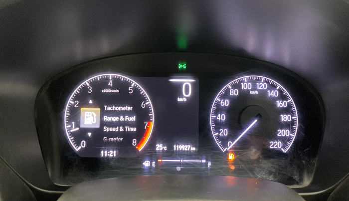 2021 Honda City 1.5L I-VTEC ZX, Petrol, Manual, 1,19,926 km, Odometer Image