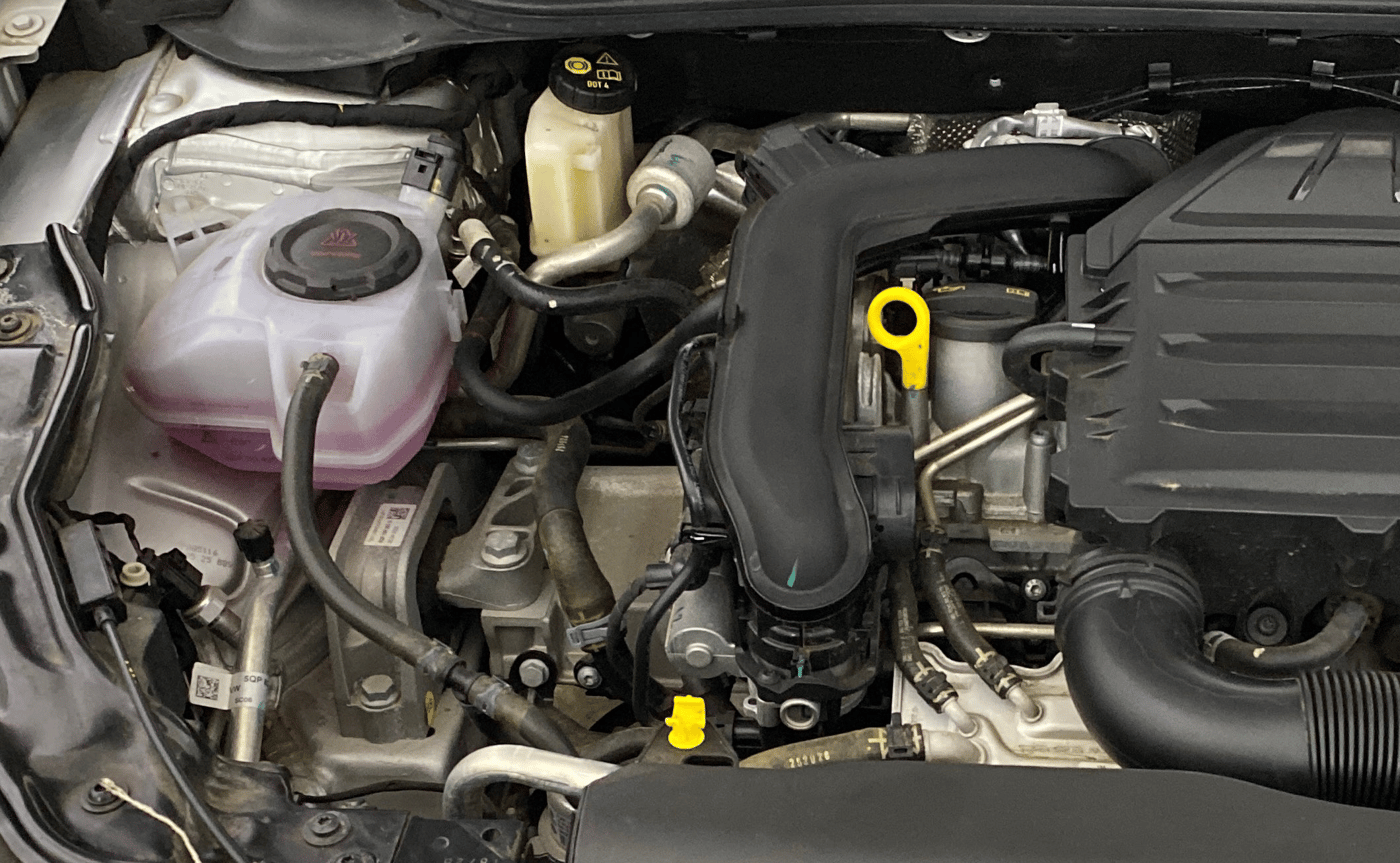 2025 Volkswagen VIRTUS COMFORTLINE TSI 1.0 MT, Petrol, Manual, 1,767 km, Engine View - Right