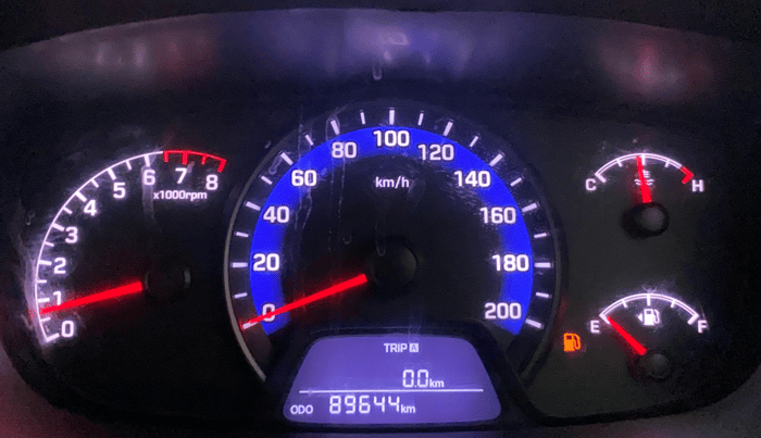 2017 Hyundai Xcent SX 1.2, Petrol, Manual, 89,636 km, Odometer Image