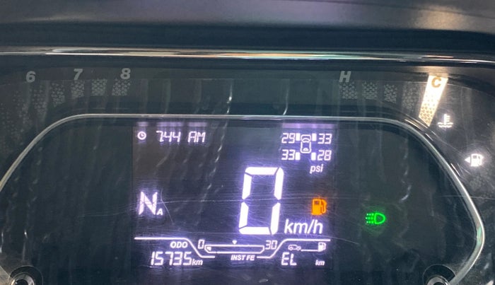 2023 Tata TIGOR XZA PLUS LEATHERETTE, Petrol, Automatic, 15,735 km, Odometer Image