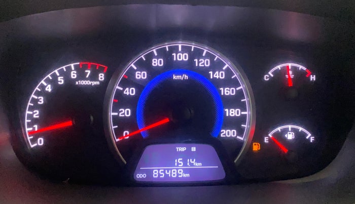 2017 Hyundai Grand i10 MAGNA 1.2 KAPPA VTVT, CNG, Manual, 85,465 km, Odometer Image