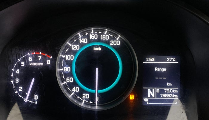 2017 Maruti IGNIS ZETA 1.2 AMT, Petrol, Automatic, 75,813 km, Odometer Image