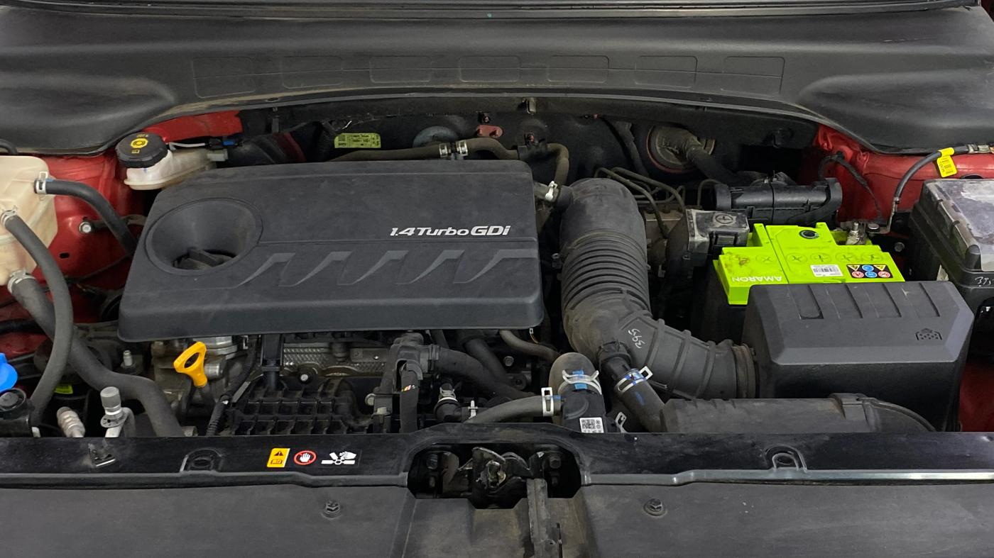 2021 Hyundai Creta SX (O) 1.4 TURBO DCT DUAL TONE, Petrol, Automatic, 29,416 km, Engine View