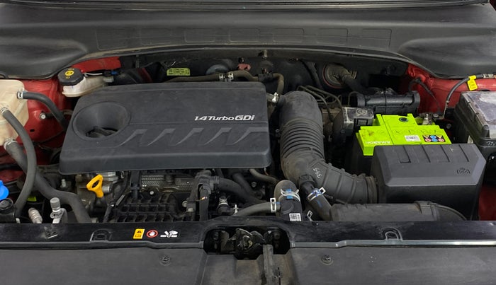 2021 Hyundai Creta SX (O) 1.4 TURBO DCT DUAL TONE, Petrol, Automatic, 29,416 km, Engine View