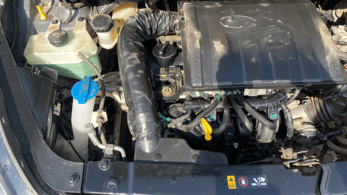 2022 Hyundai AURA SX 1.2 CNG, CNG, Manual, 49,646 km, Engine View - Right