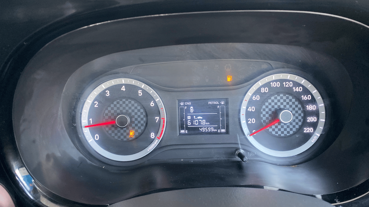 2022 Hyundai AURA SX 1.2 CNG, CNG, Manual, 49,646 km, Odometer Image