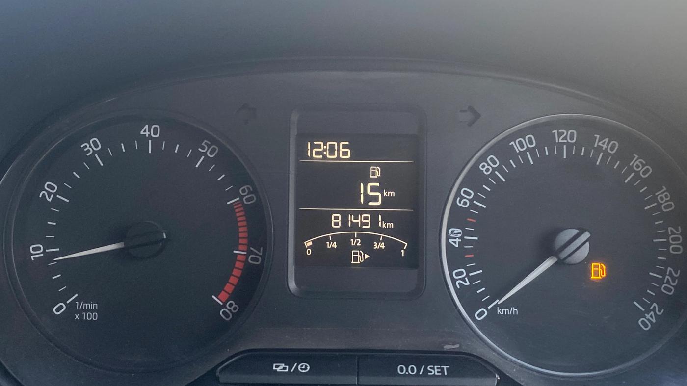 2018 Skoda Rapid AMBITION 1.6 MPI MT, Petrol, Manual, 81,480 km, Odometer Image