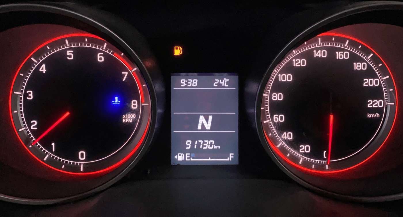 2018 Maruti Swift VXI AMT, Petrol, Automatic, 91,722 km, Odometer Image