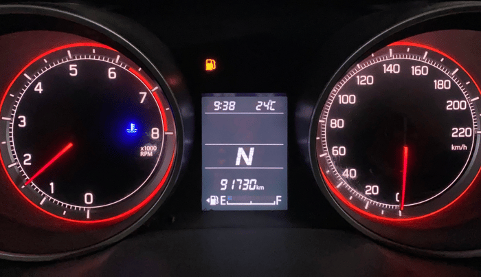 2018 Maruti Swift VXI AMT, Petrol, Automatic, 91,722 km, Odometer Image