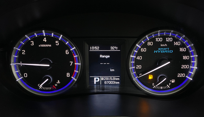 2021 Maruti S Cross ZETA AT 1.5, Petrol, Automatic, 67,080 km, Odometer Image