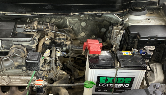 2022 Maruti Grand Vitara ALPHA SMART HYBRID ALLGRIP DUAL TONE, Petrol, Manual, 46,462 km, Engine View - Left