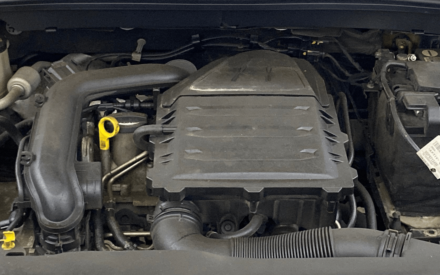 2022 Volkswagen TAIGUN TOPLINE 1.0 TSI MT, Petrol, Manual, 6,611 km, Engine View