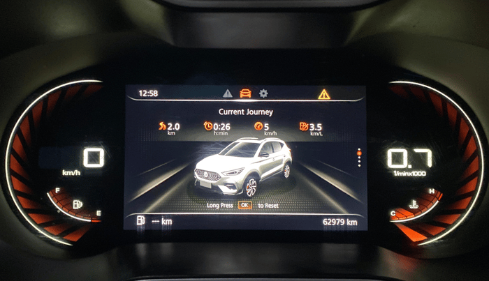 2022 MG ASTOR SHARP 1.5 MT, Petrol, Manual, 62,976 km, Odometer Image