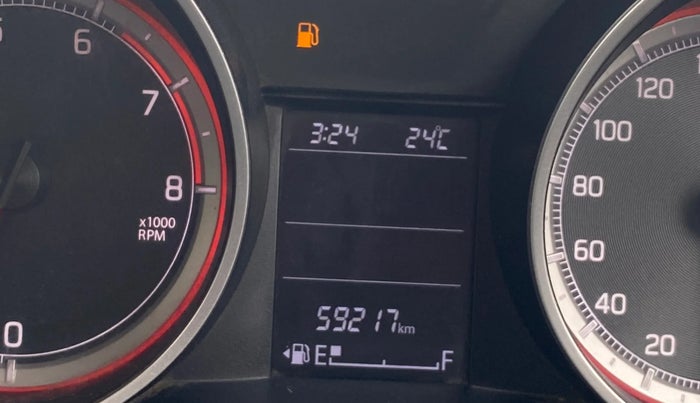 2024 Maruti Swift ZXI, Petrol, Manual, 59,192 km, Odometer Image