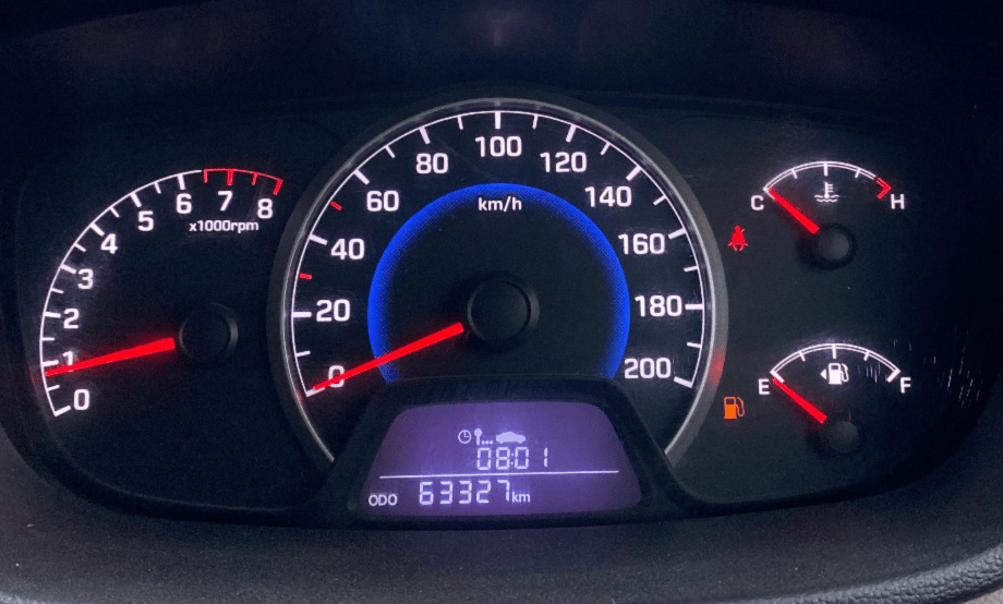2015 Hyundai Grand i10 MAGNA 1.2 KAPPA VTVT, Petrol, Manual, 63,336 km, Odometer Image