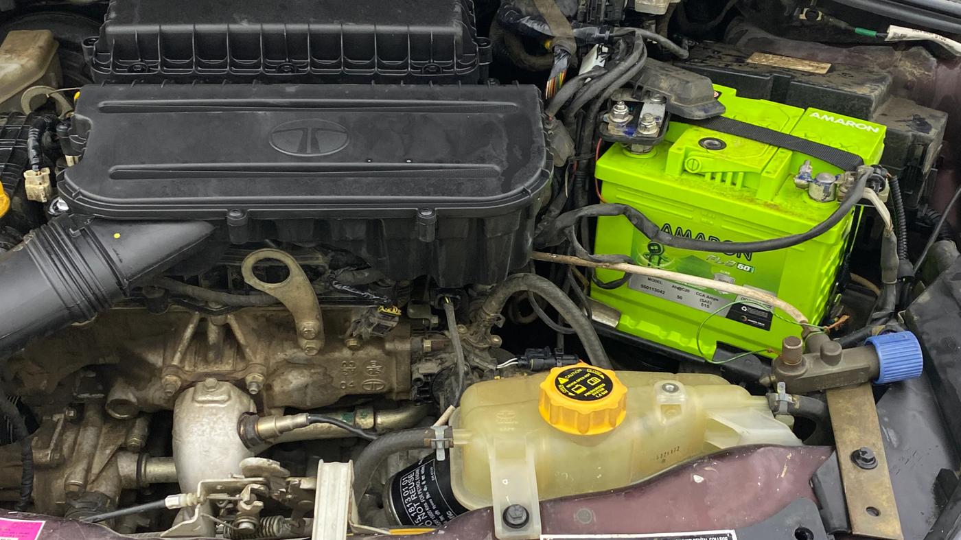 2021 Tata TIGOR XZ PLUS PETROL, CNG, Manual, 1,04,604 km, Engine View - Left