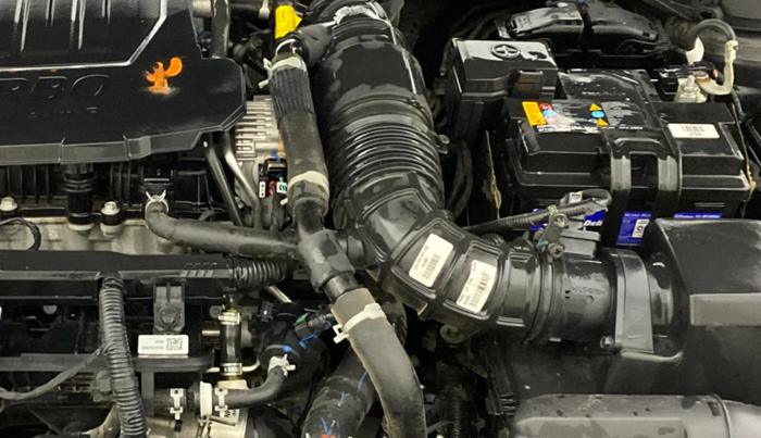 2024 Hyundai Verna SX (O) 1.5 TURBO PETROL MT, Petrol, Manual, 28,001 km, Engine View - Left