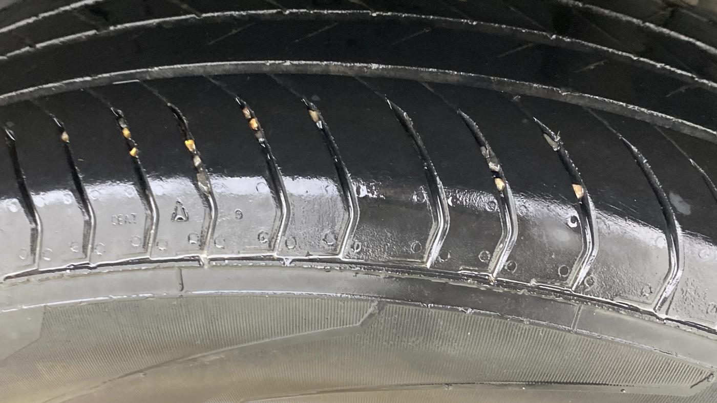 2022 Maruti Vitara Brezza LXI, Petrol, Manual, 54,365 km, Left Rear Tyre Tread