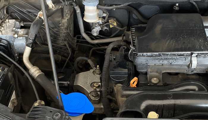 2022 Maruti BREZZA ZXI + AT SMART HYBRID, Petrol, Automatic, 80,583 km, Engine View - Right