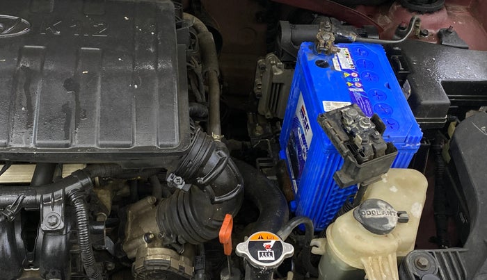 2015 Hyundai Grand i10 ASTA AT 1.2 KAPPA VTVT, Petrol, Automatic, 21,058 km, Engine View - Left