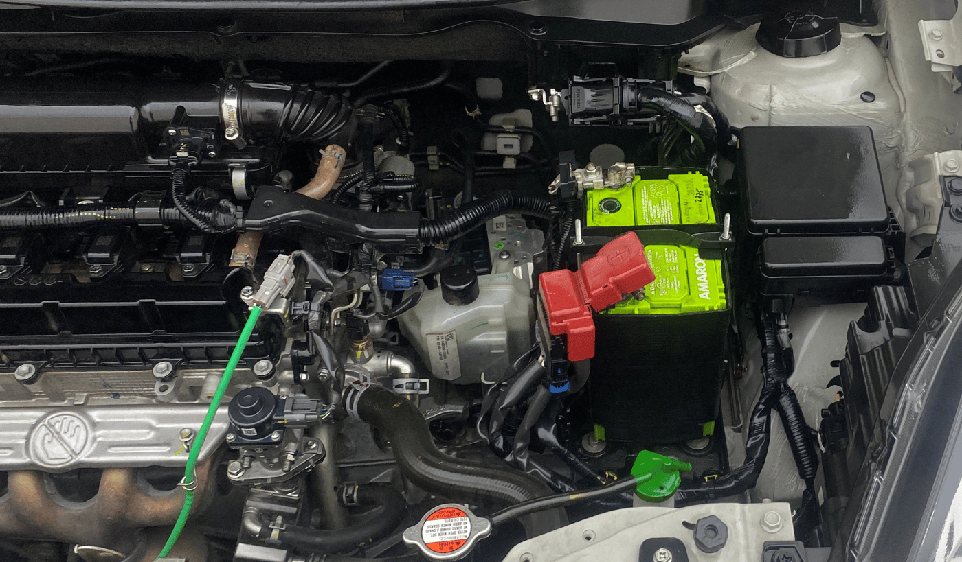 2023 Maruti Dzire ZXI Plus AMT, Petrol, Automatic, 23,956 km, Engine View - Left