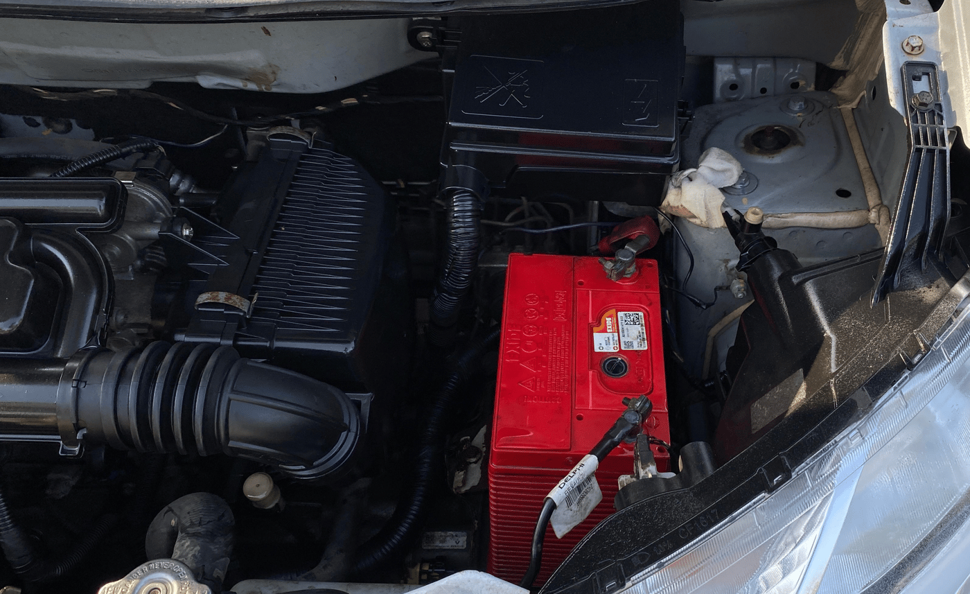 2019 Datsun Redi Go T(O) 1.0 AMT, Petrol, Automatic, 18,651 km, Engine View - Left