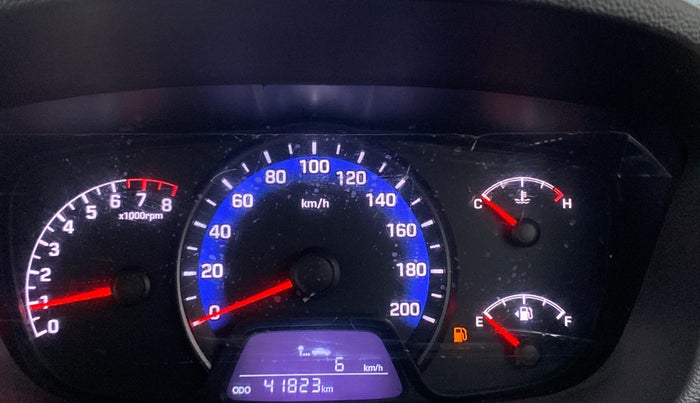2014 Hyundai Xcent S 1.2, Petrol, Manual, 41,829 km, Odometer Image